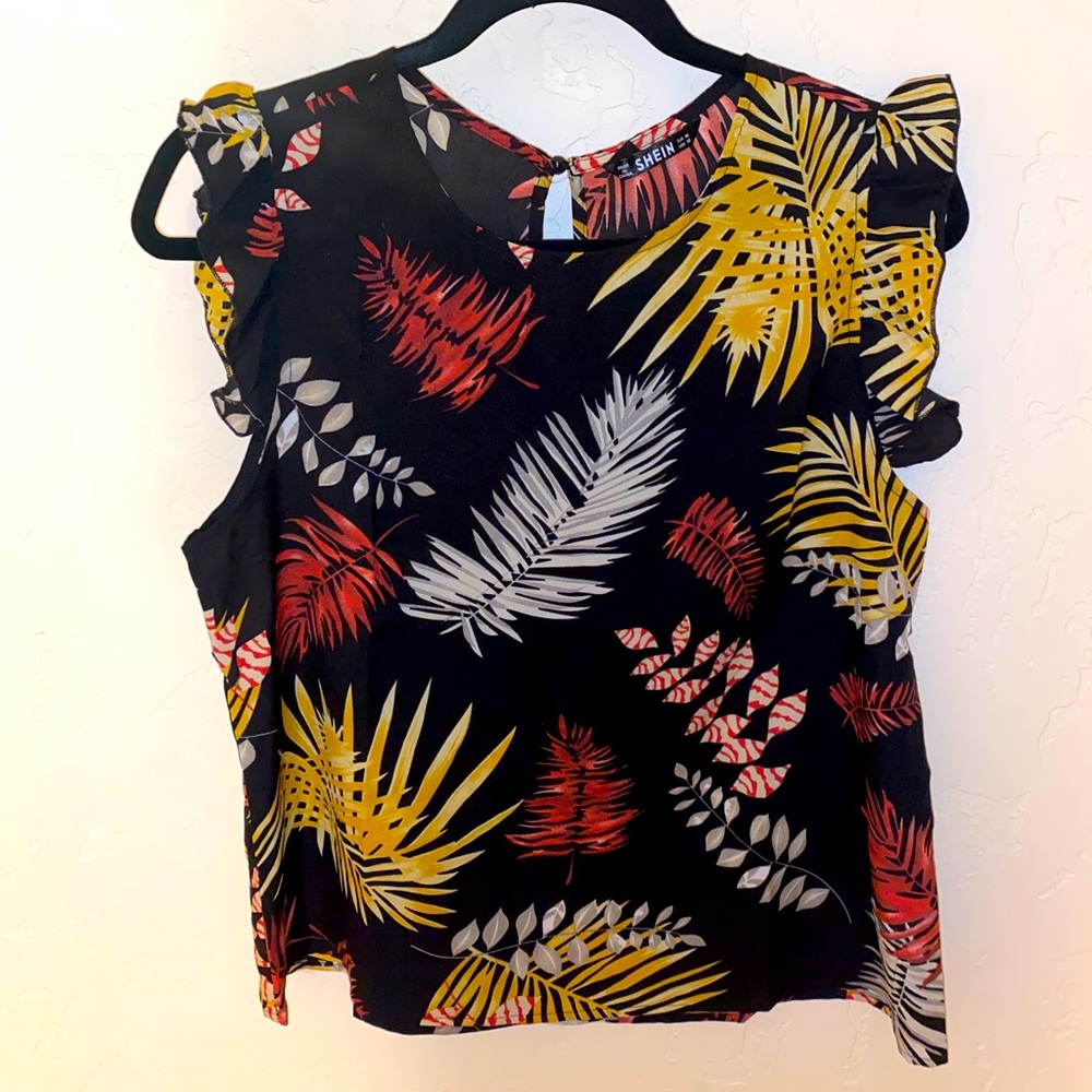 Tropical Design Blouse